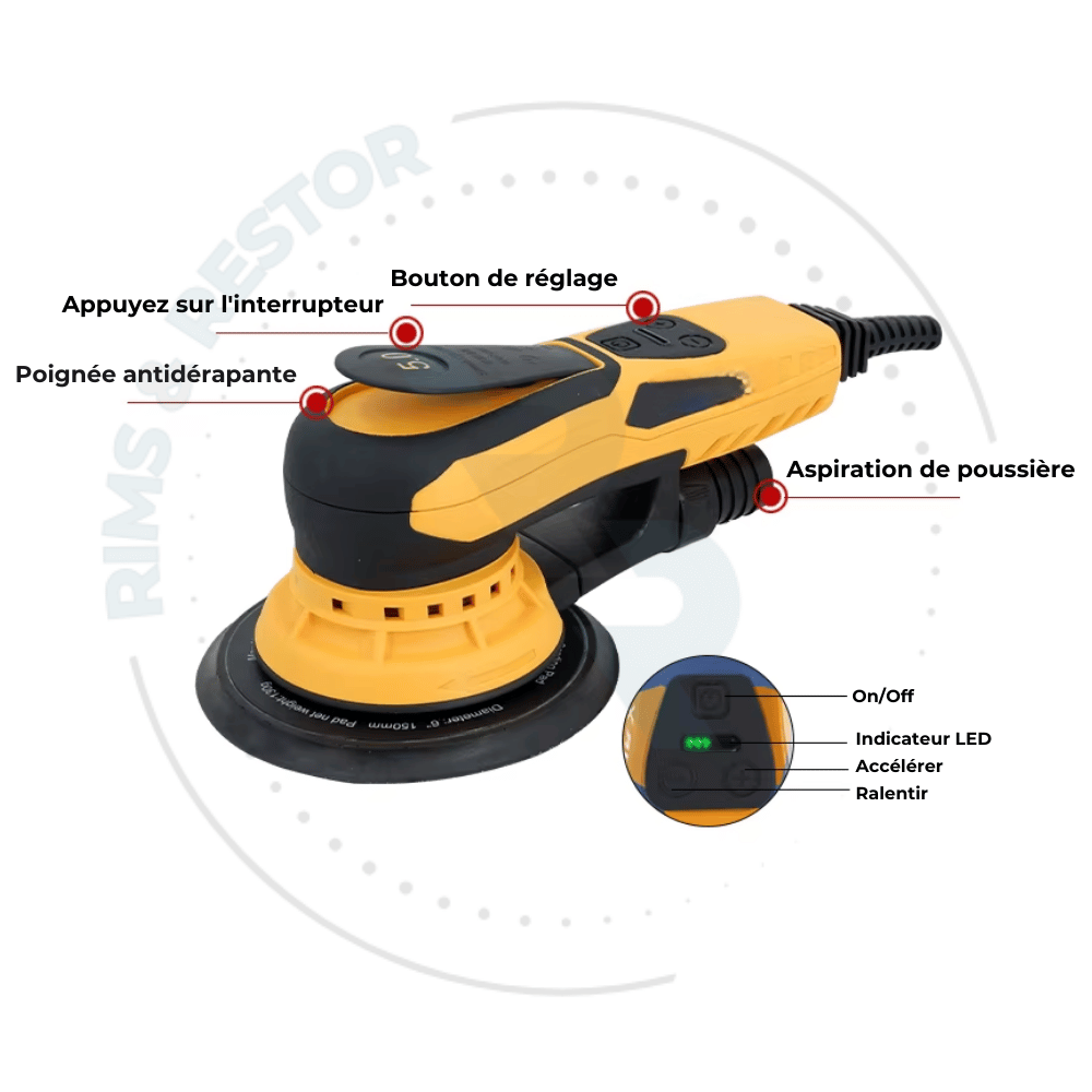 Ponceuse électrique orbitale